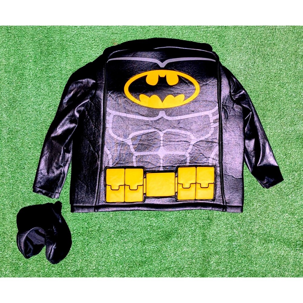 Batman Lego Movie Classic Boys Child Sz Med 7-8 Body Costume Top DC Universe GUC